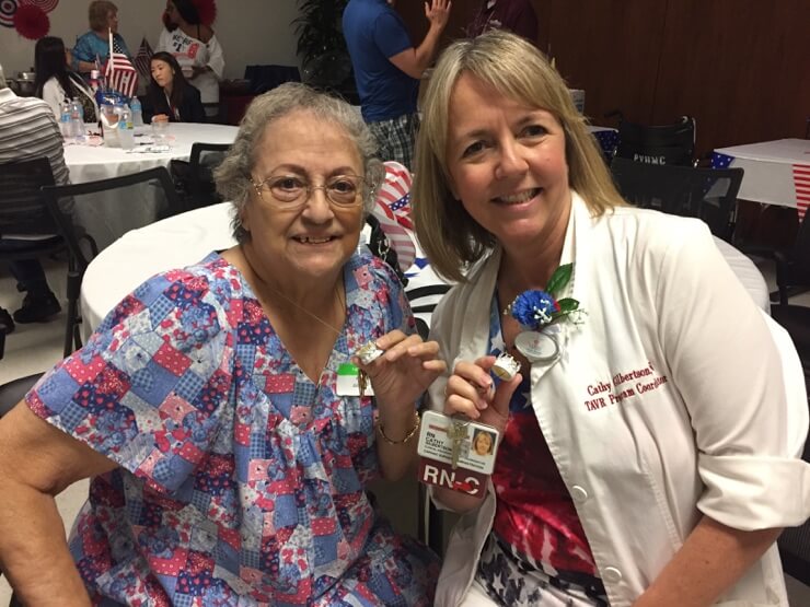 Amelia Chacon and Cathy Gilbertson, PVHMC Cardiac Valve Coordinator