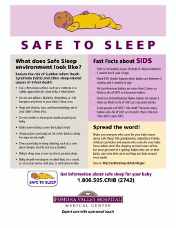 safe to sleep information sheet