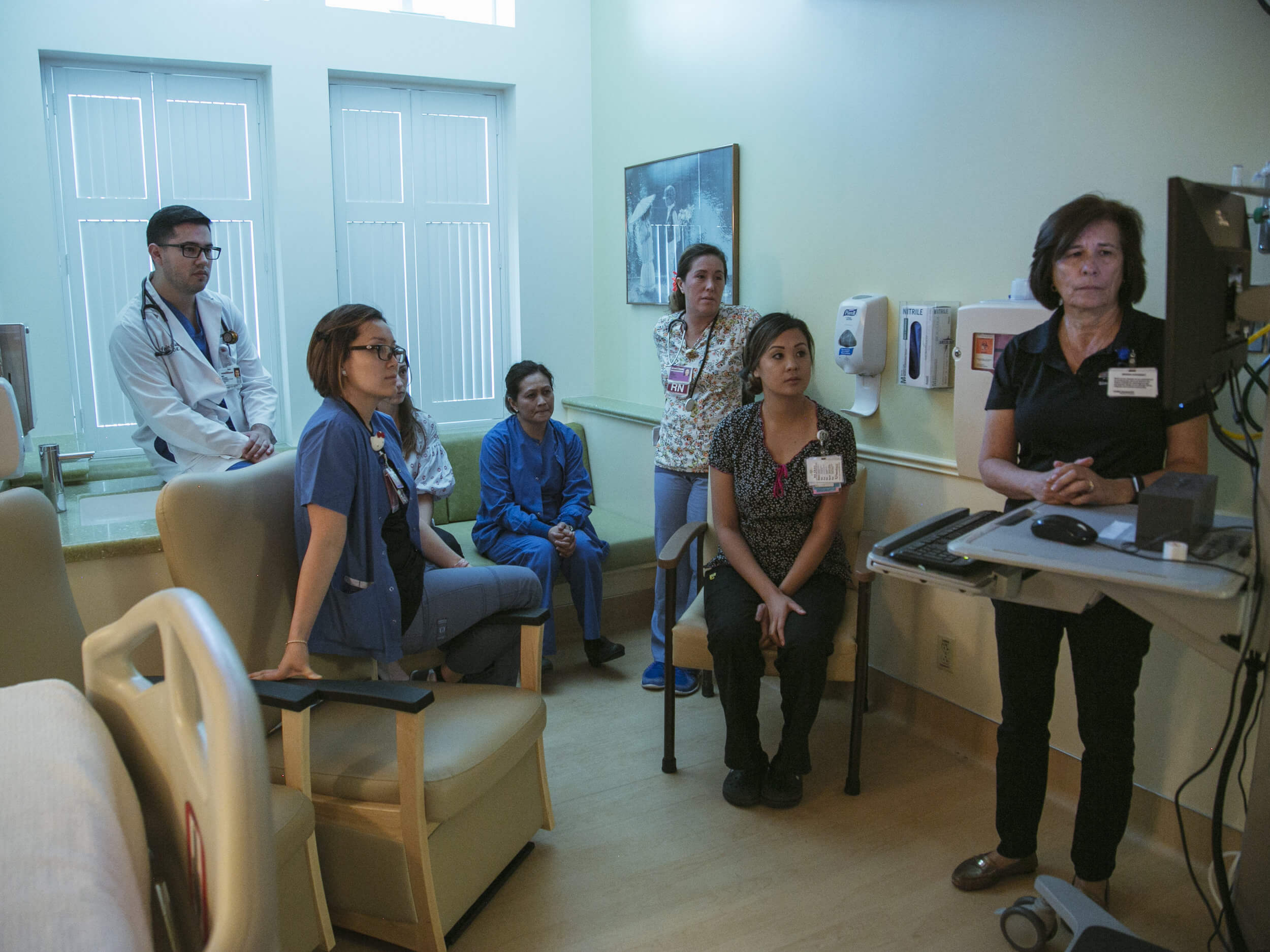 Hospital staff at Pomona Valley Hospital Medical Center